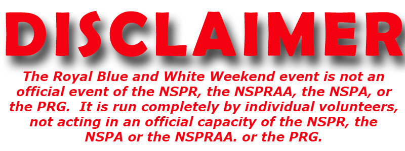 The Royal Blue and White Weekend event is not an